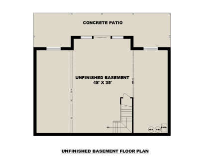 Basement  for House Plan #039-00837