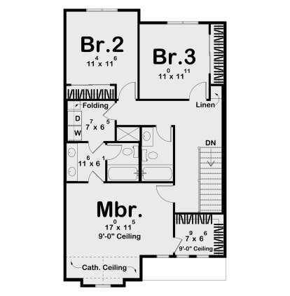 Second Floor for House Plan #963-01241