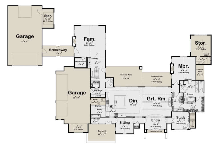 House Plan House Plan #35029 Drawing 1