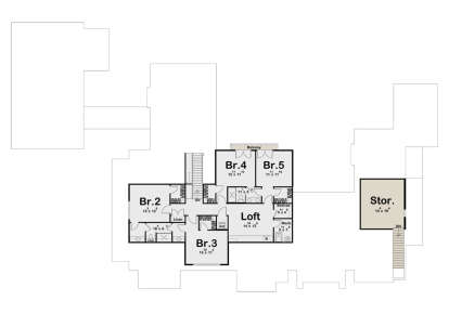 Second Floor for House Plan #963-01242