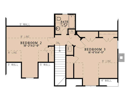 Second Floor for House Plan #8318-00456