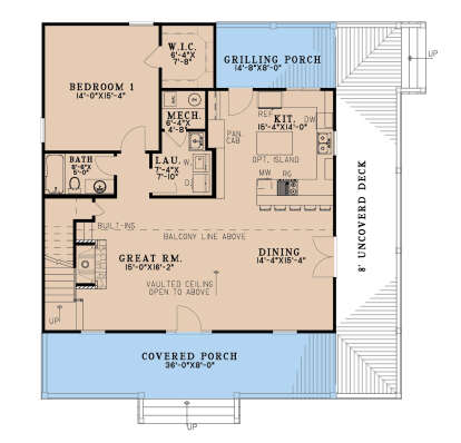 Main Floor  for House Plan #8318-00457