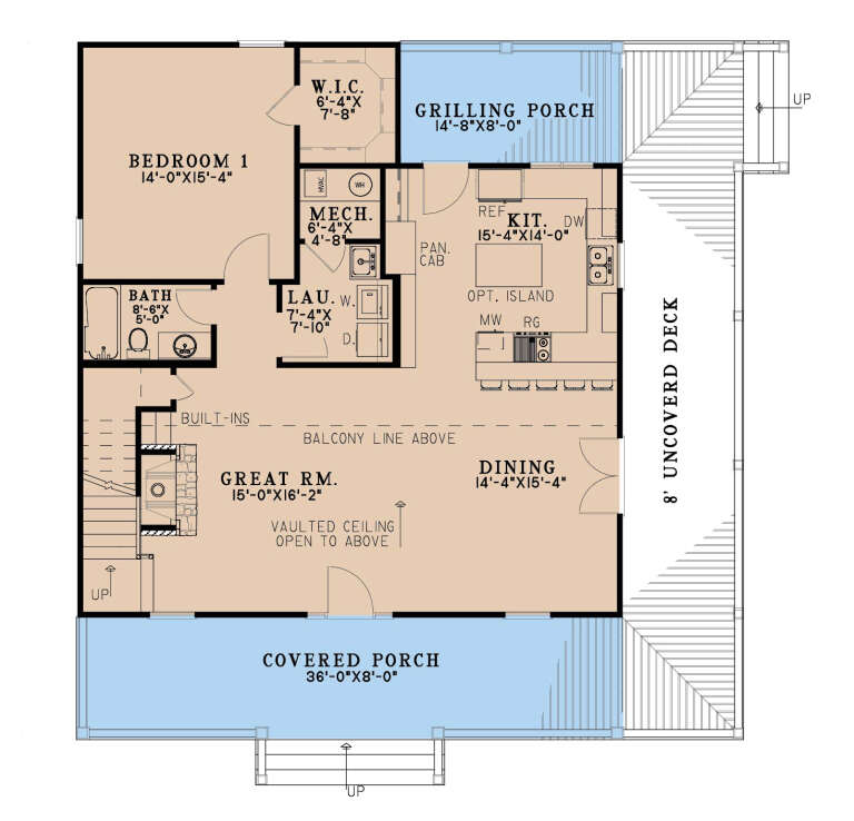 House Plan House Plan #35034 Drawing 1
