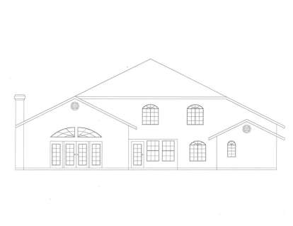 Early American House Plan #286-00023 Elevation Photo