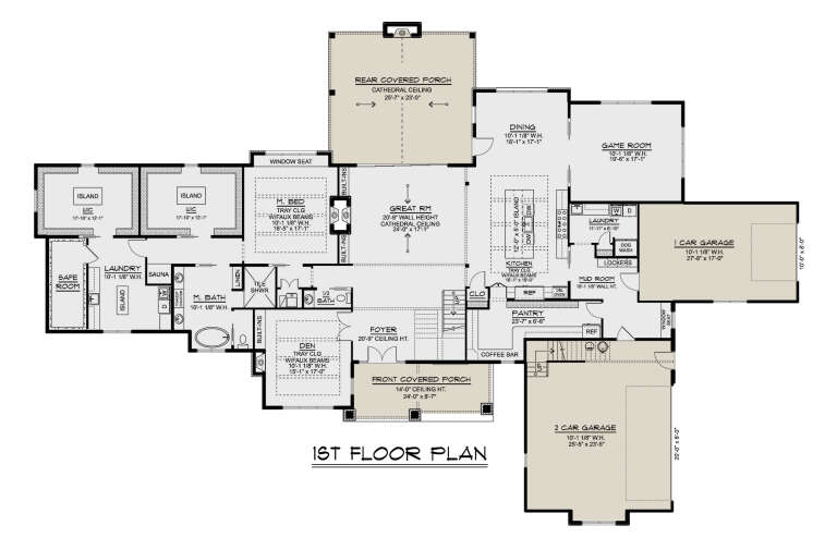 House Plan House Plan #35040 Drawing 1