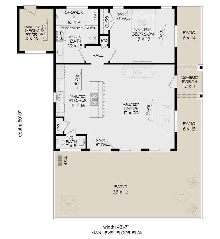 House Plan House Plan #35045 Drawing 1
