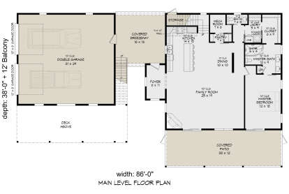 Main Floor  for House Plan #940-01413