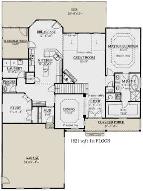 Main Floor for House Plan #286-00024