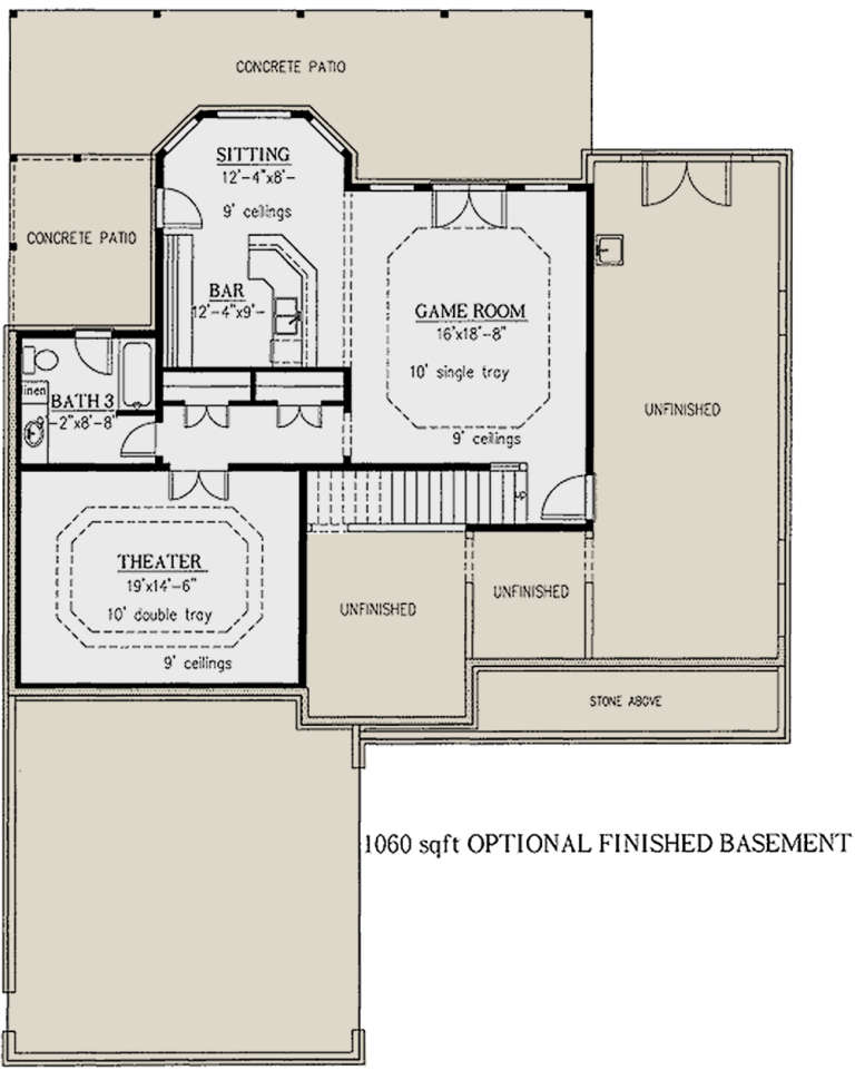 House Plan House Plan #3505 Drawing 3
