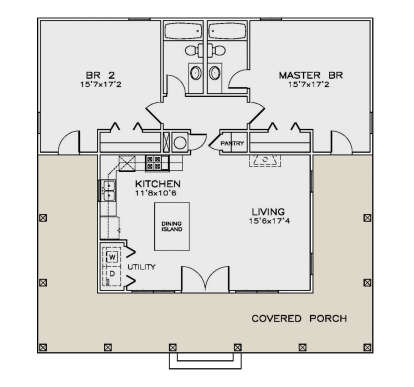 Main Floor  for House Plan #6471-00103