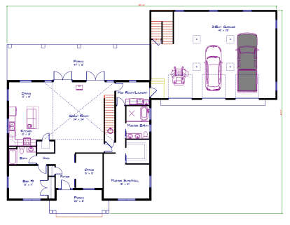 Main Floor  for House Plan #8816-00014