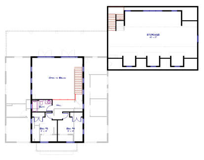 Second Floor for House Plan #8816-00014