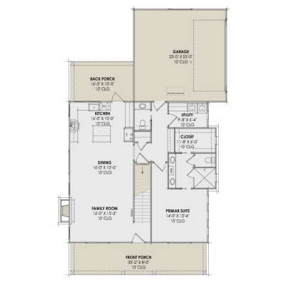 Main Floor  for House Plan #7983-00182