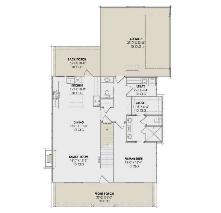 House Plan House Plan #35056 Drawing 1