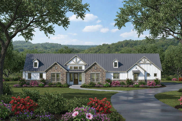 House Plan House Plan #35059 Front Elevation 