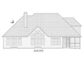 Craftsman House Plan #286-00025 Elevation Photo