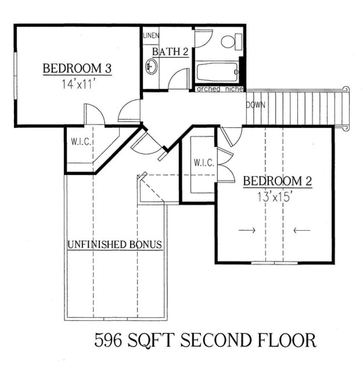 Floorplan 2 for House Plan #286-00025