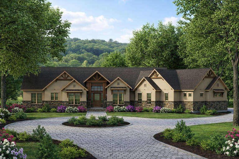 House Plan House Plan #35060 Front Elevation 