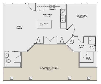 Main Floor for House Plan #6471-00106