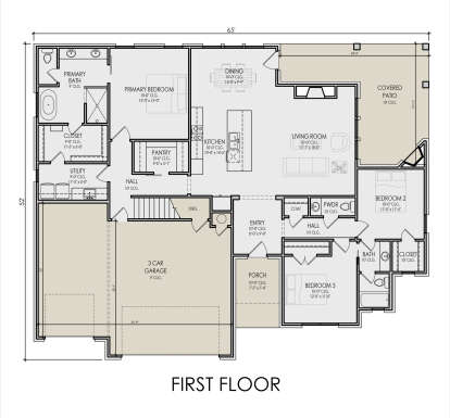 Main Floor  for House Plan #5105-00001