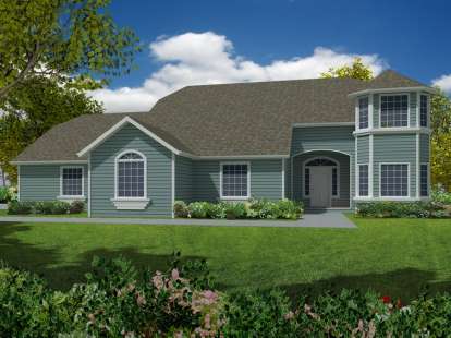 Ranch House Plan #286-00026 Elevation Photo