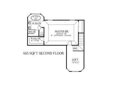Floorplan 2 for House Plan #286-00026