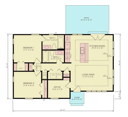 Main Floor  for House Plan #699-00502