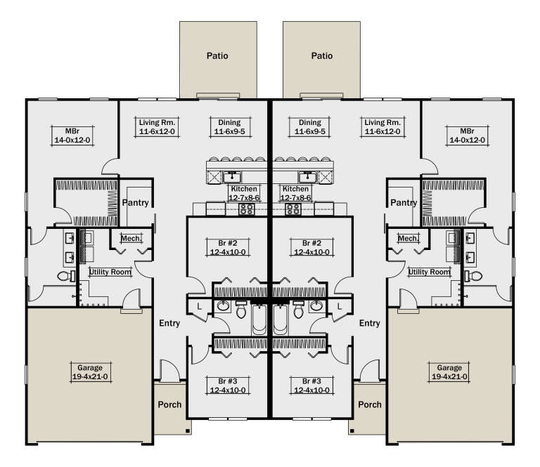 House Plan House Plan #35075 Drawing 1