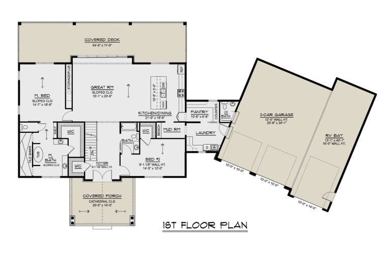 House Plan House Plan #35076 Drawing 1