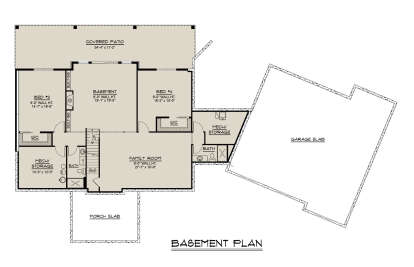 Basement for House Plan #5032-00421