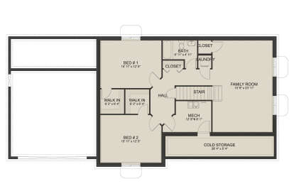 Basement  for House Plan #2802-00482