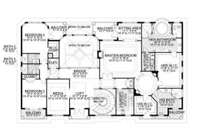 Floorplan 2 for House Plan #168-00080