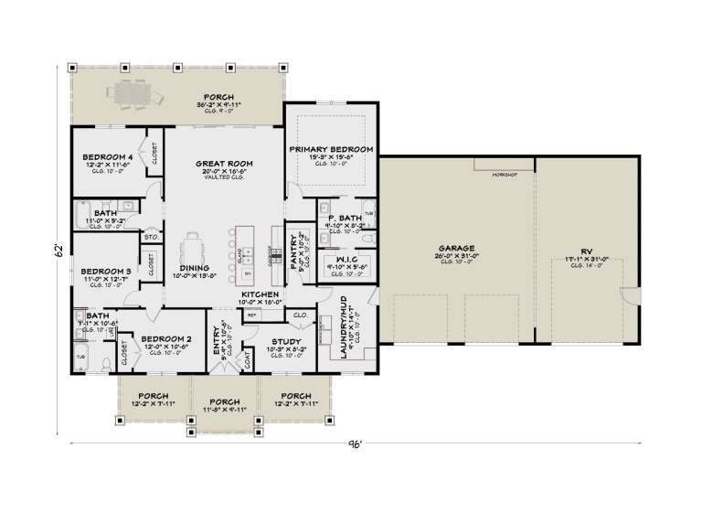 House Plan House Plan #35084 Drawing 1