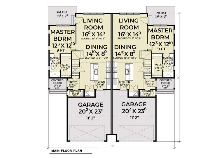 House Plan House Plan #35085 Drawing 1