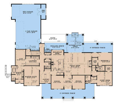 Main Floor  for House Plan #8318-00461