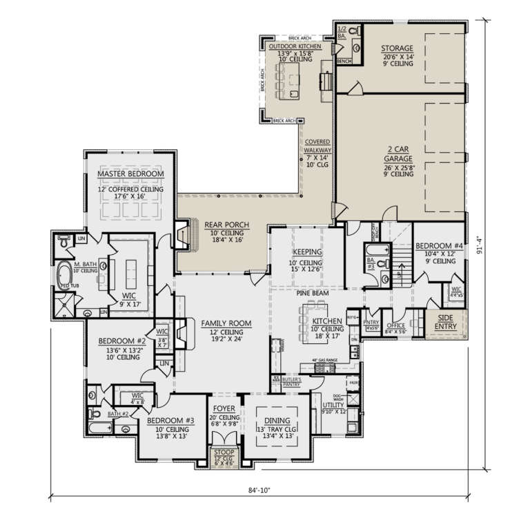 House Plan House Plan #35088 Drawing 1