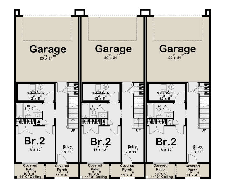 House Plan House Plan #35095 Drawing 1