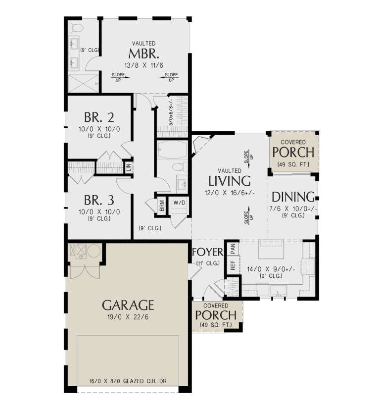 House Plan House Plan #35097 Drawing 1