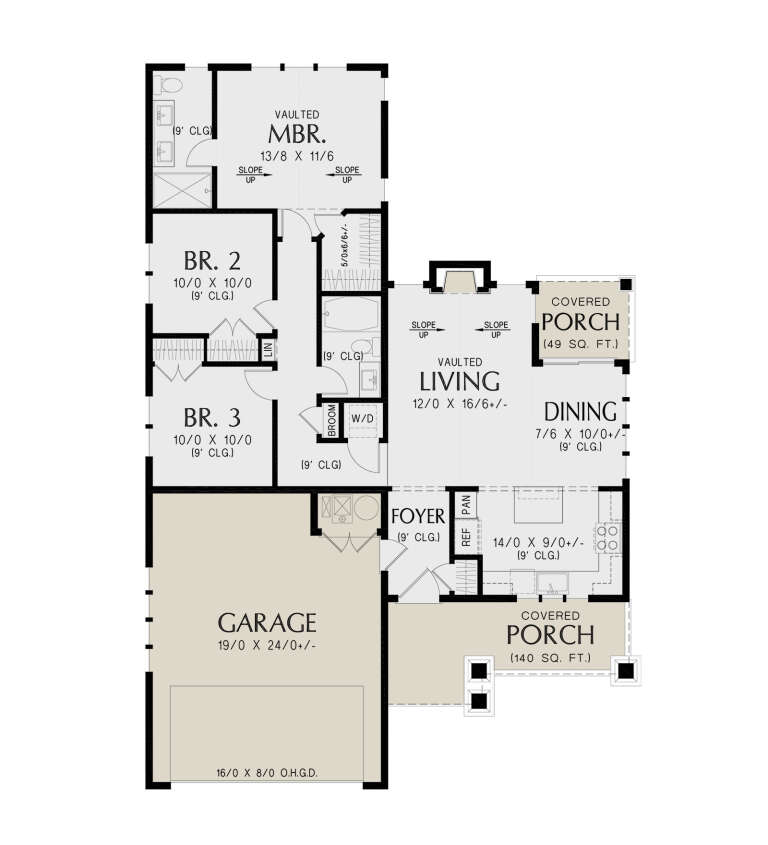 House Plan House Plan #35098 Drawing 1