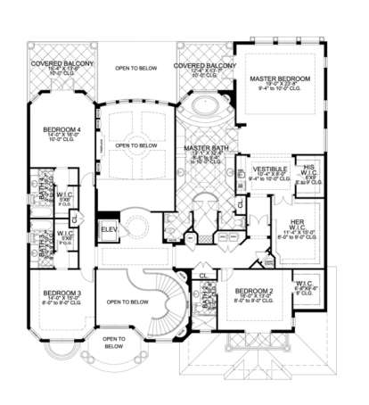 Floorplan 2 for House Plan #168-00082