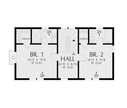 Second Floor for House Plan #2559-01109