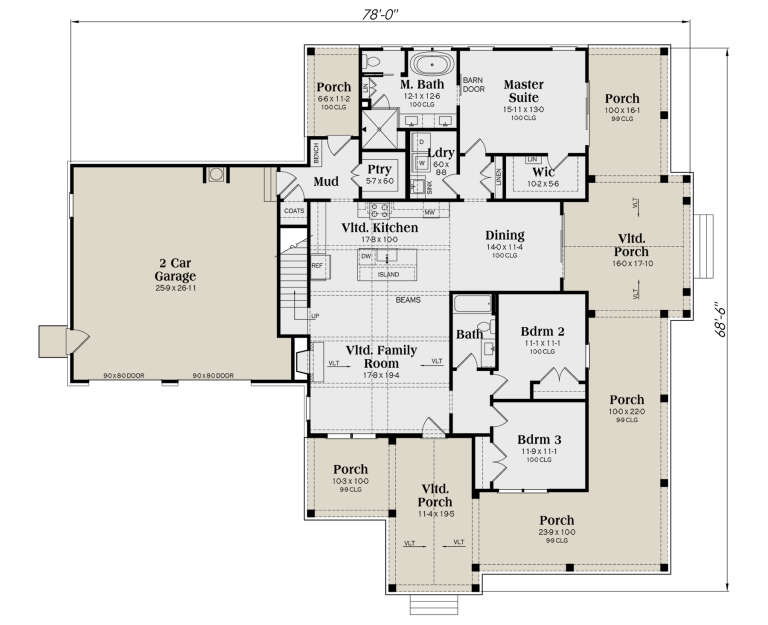 House Plan House Plan #35108 Drawing 1