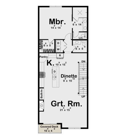 Main Floor for House Plan #963-01250