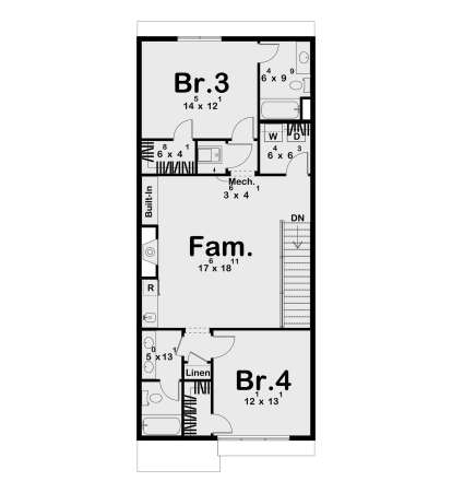 Third Floor for House Plan #963-01250