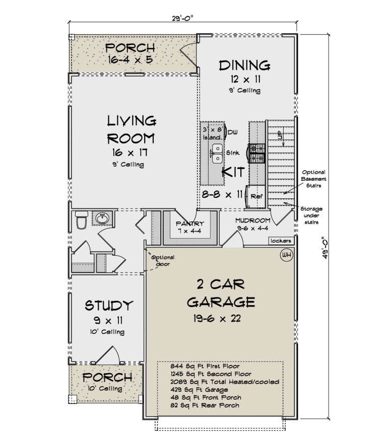 House Plan House Plan #35119 Drawing 1