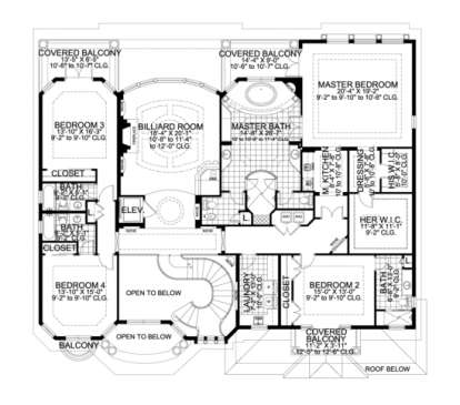 Floorplan 2 for House Plan #168-00084