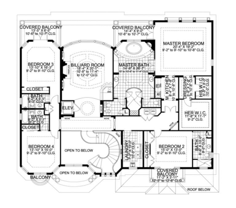 House Plan House Plan #3512 Drawing 2