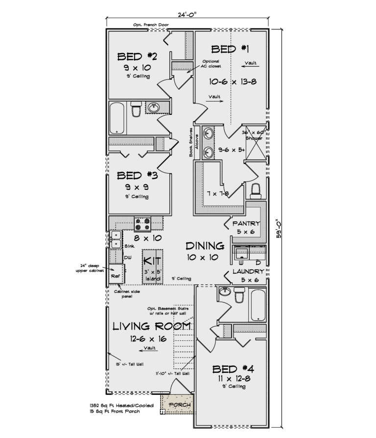 House Plan House Plan #35121 Drawing 1
