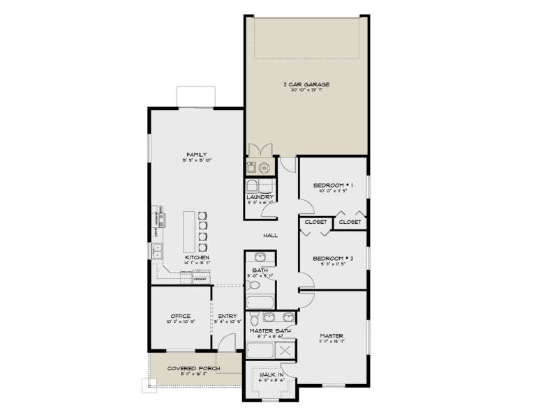 House Plan House Plan #35122 Drawing 1