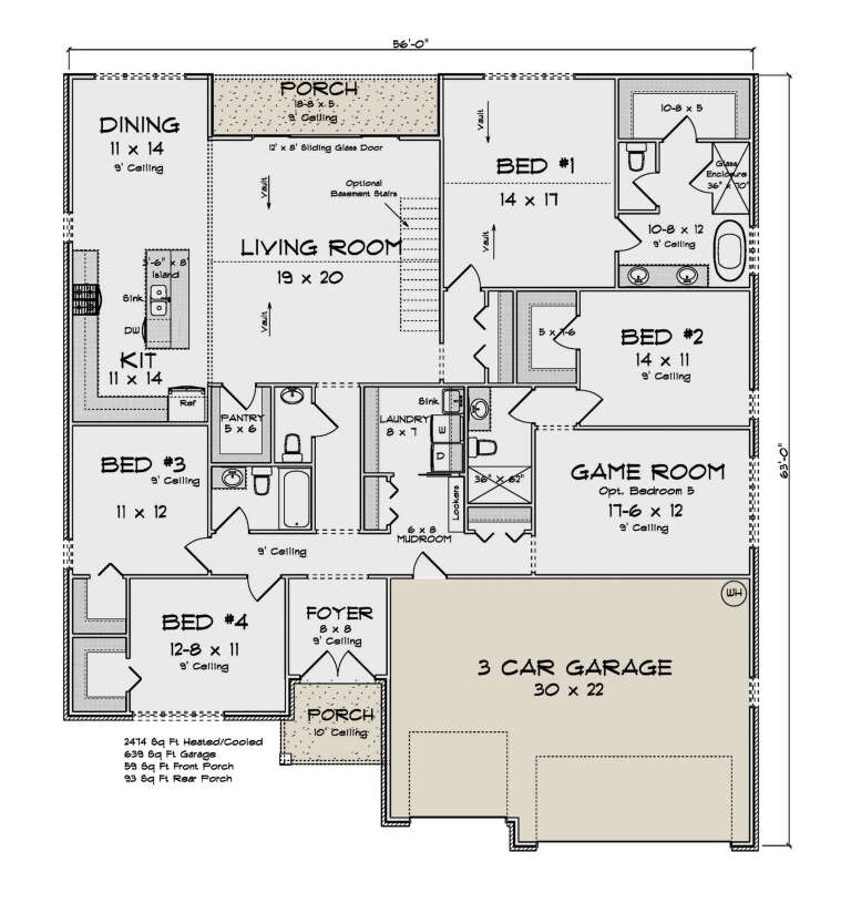 House Plan House Plan #35125 Drawing 1